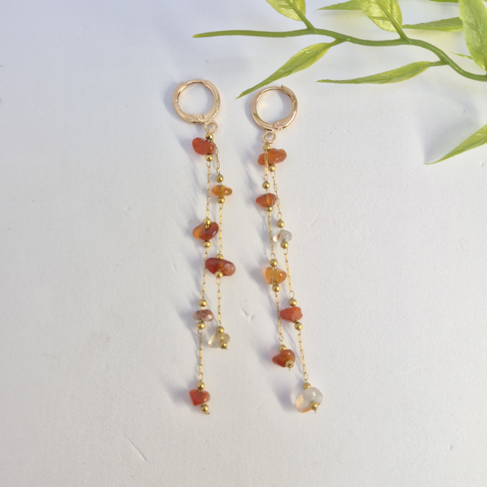 Infinity Chain Earrings