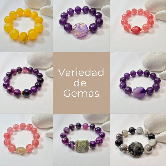 Pulseras Gemstone Glow